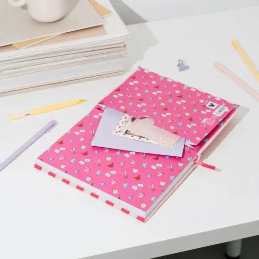 ALICE - Chat du Cheshire - Notebook Pelucheux Premium - Format A5 bems