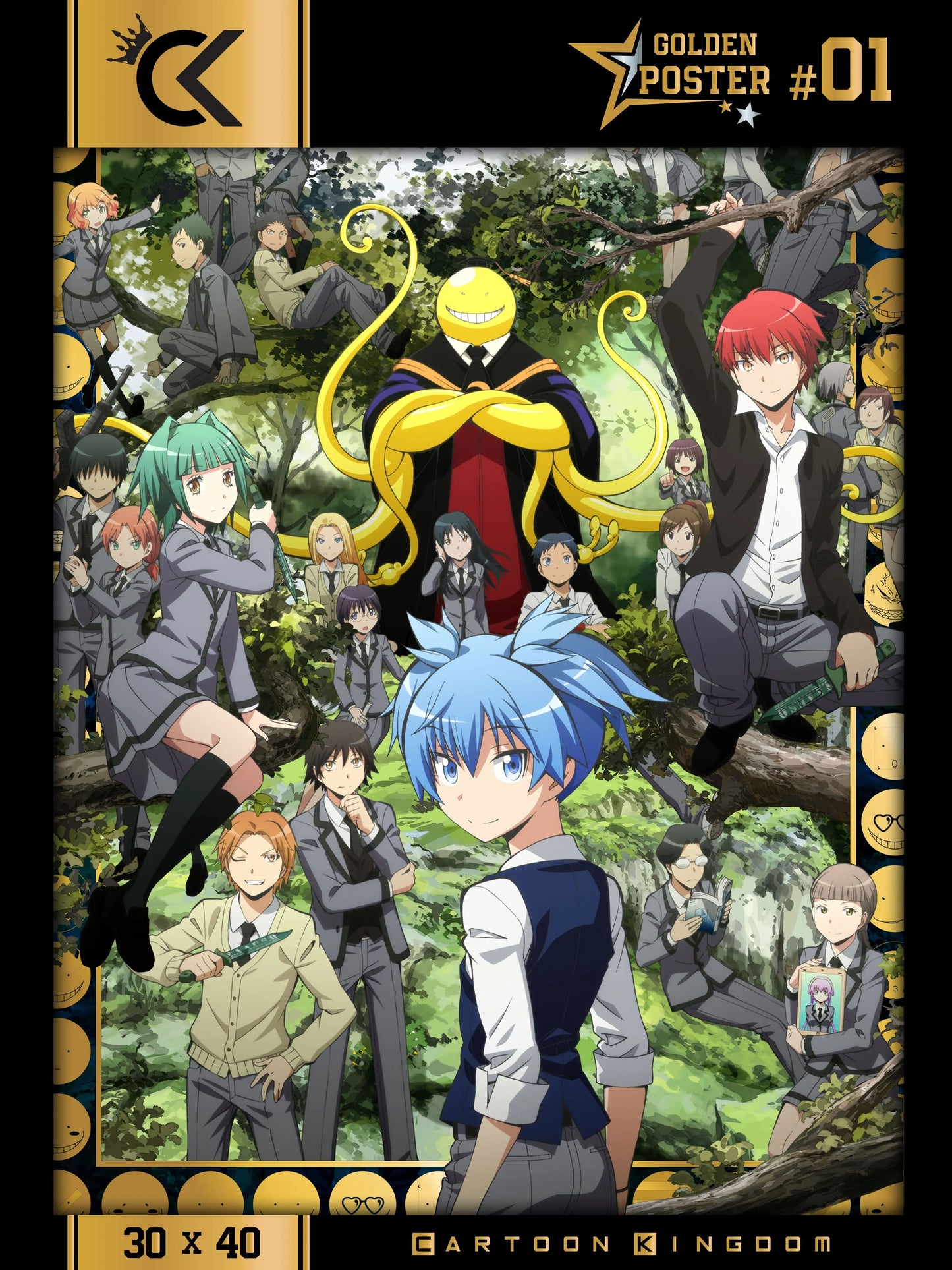 ASSASSINATION CLASSROOM poster 30x40cm bems