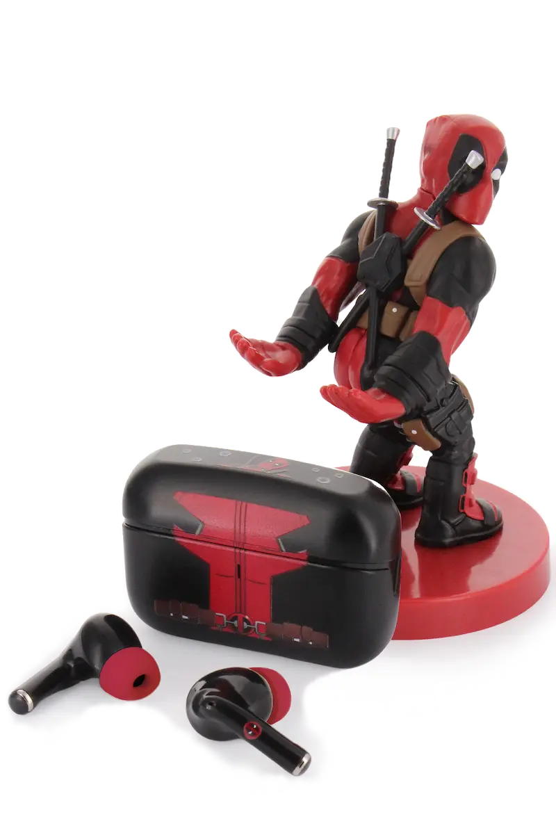 DEADPOOL - Bundle Buds Pro - Earbuds Wireless Bluetooth + Support bems