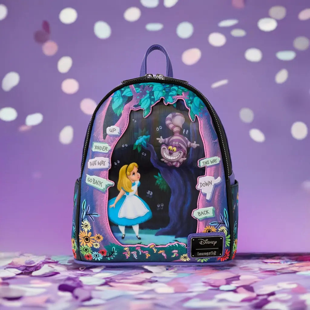 DISNEY - Alice au Pays des Merveilles - Mini Sac à Dos LoungeFly bems