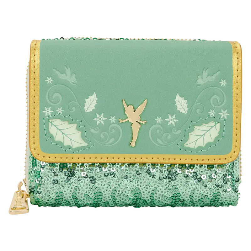 DISNEY - Fée Clochette "Holiday" - Portefeuille LoungeFly bems