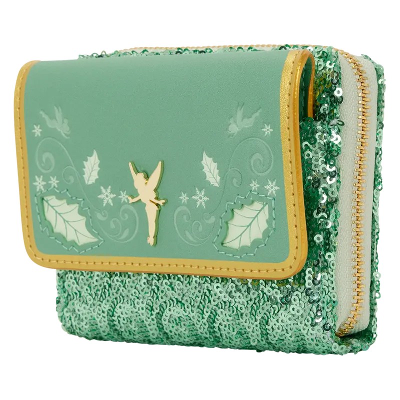 DISNEY - Fée Clochette "Holiday" - Portefeuille LoungeFly bems