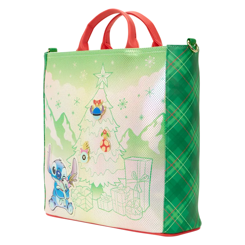 DISNEY - Lilo & Stitch "Holiday" - Tote Bag LoungeFly bems