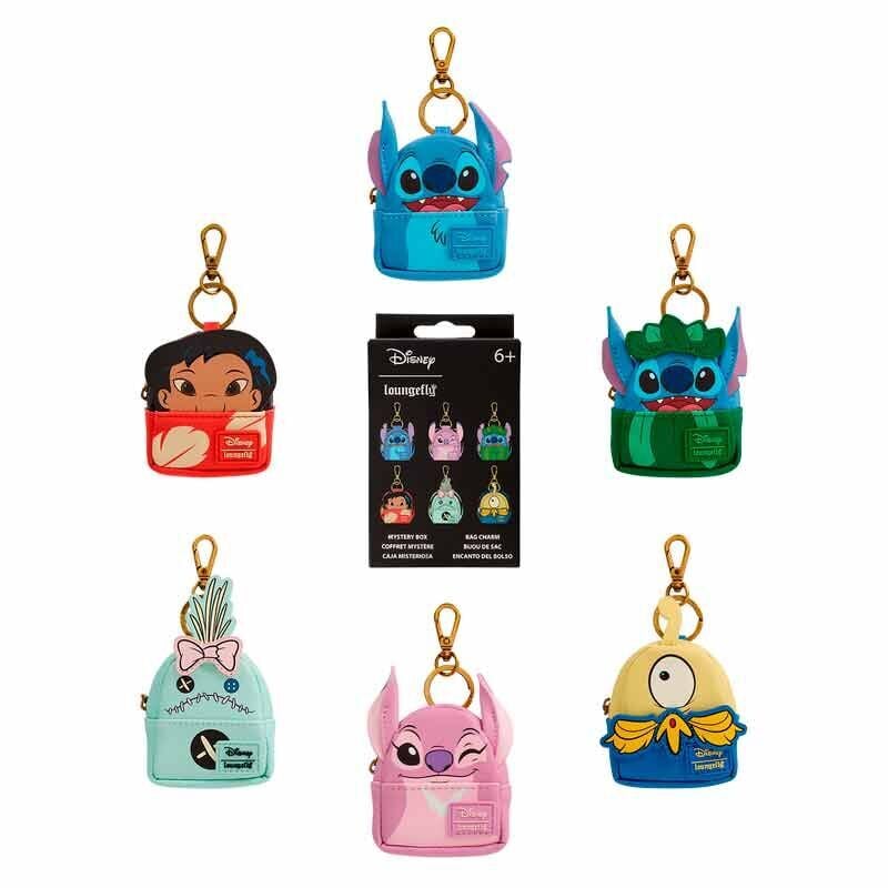 DISNEY - Lilo & Stitch - Mini Backpack Bag Charm Loungefly Mystery Box bems