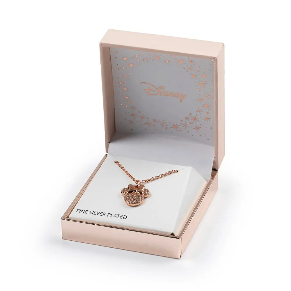 MINNIE - Rose Gold - Collier en Laiton Plaqué Argent bems
