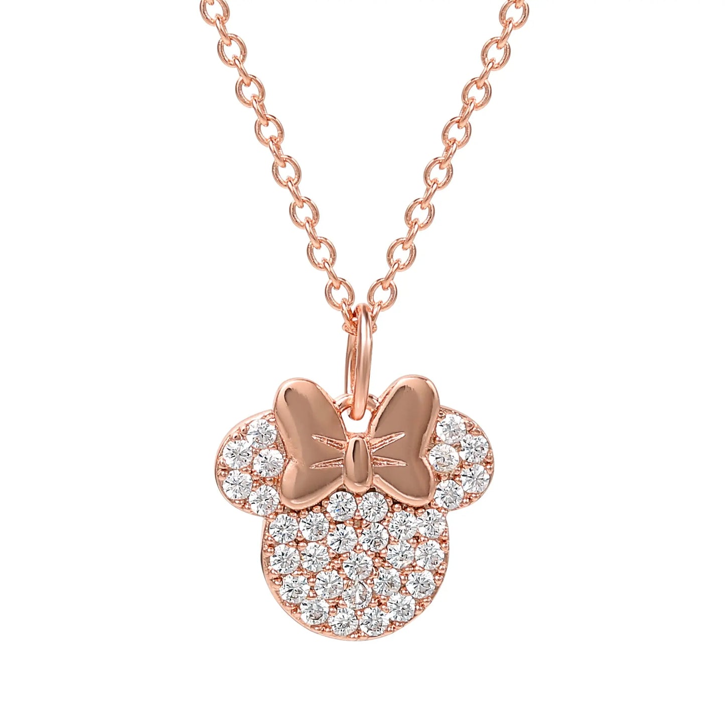 MINNIE - Rose Gold - Collier en Laiton Plaqué Argent bems
