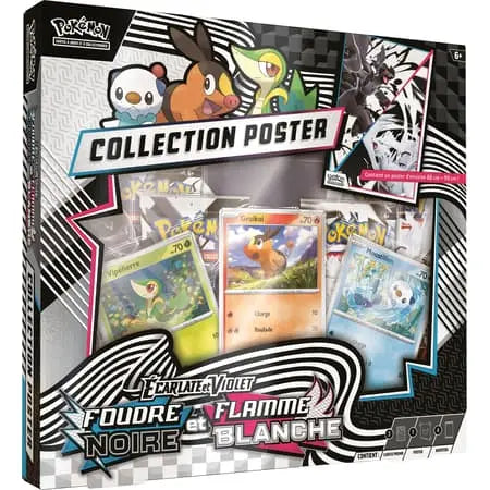 POKEMON - EV 10.5 Coffret Poster Flamme Blanche et Foudre Noir - FR bems