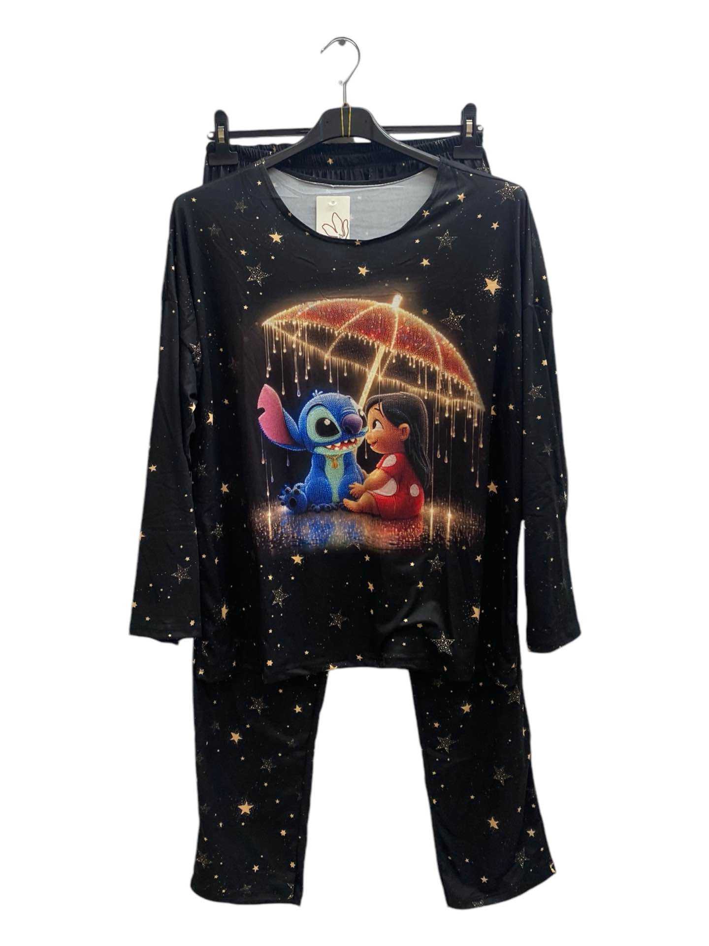 Pyjama longue manche Stitch&Lilo emilie fashion