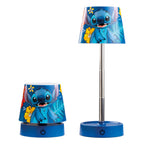 STITCH - Bleu - Lampe de Bureau LED Rechargeable - 11cm bems
