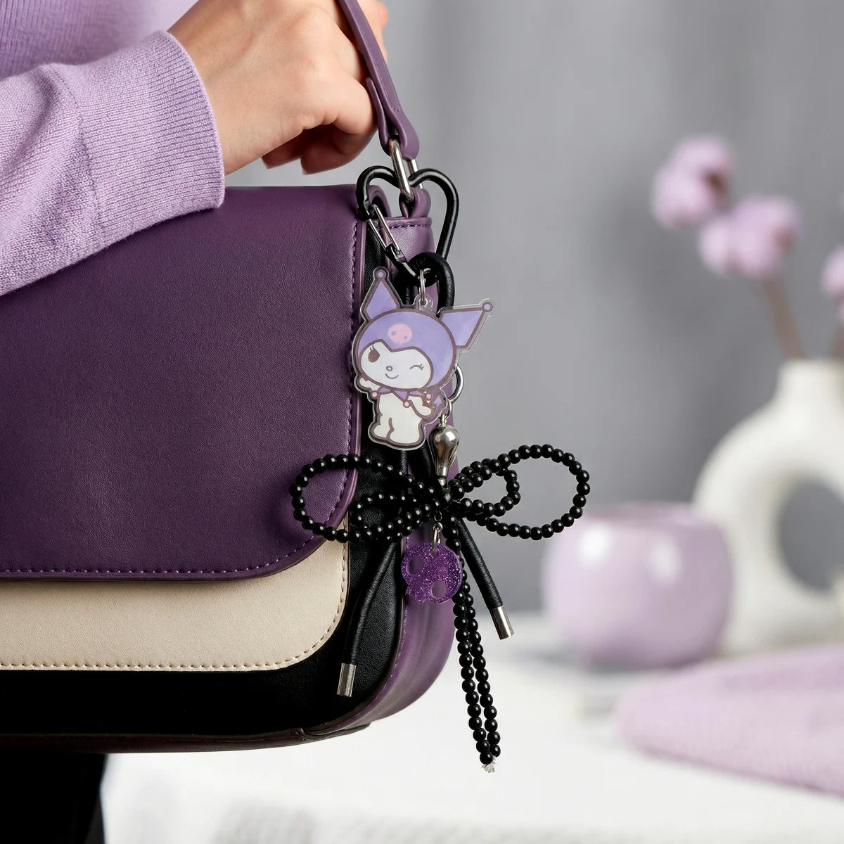 HELLO KITTY - Kuromi - Charme de sac Fashion cerda