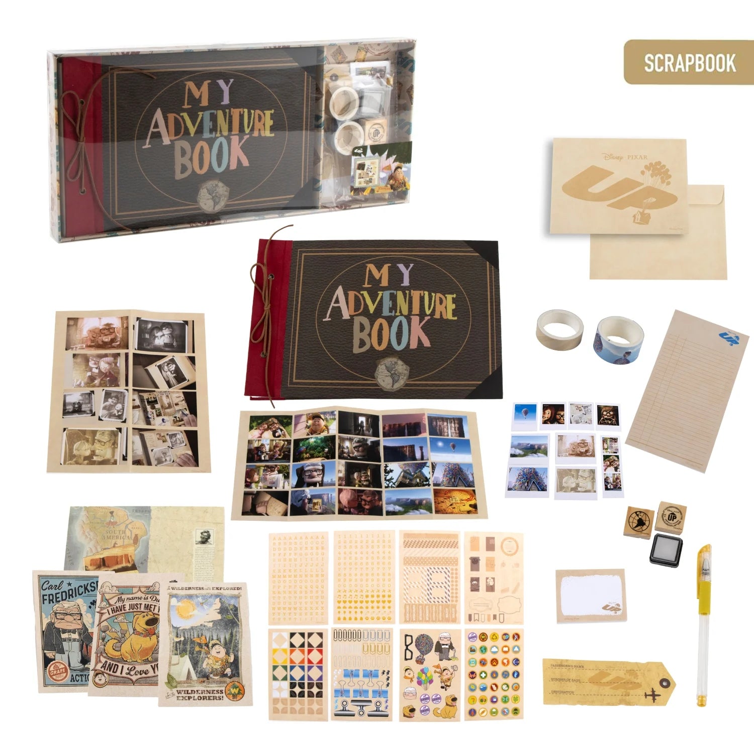 PIXAR - Là-Haut - Set de Papeterie "Scrapbook" cerda