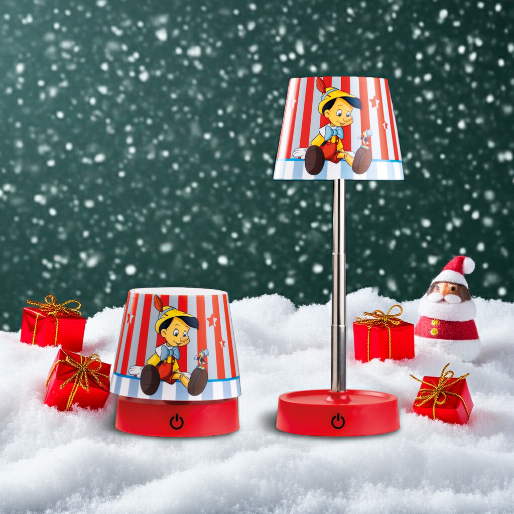 PINOCCHIO - Lampe de Bureau LED Rechargeable - 11cm bems