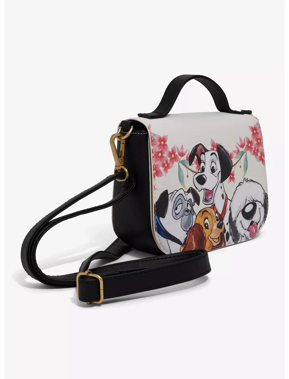 sac bandouilère Chiens disney Loungefly "import" hot topic