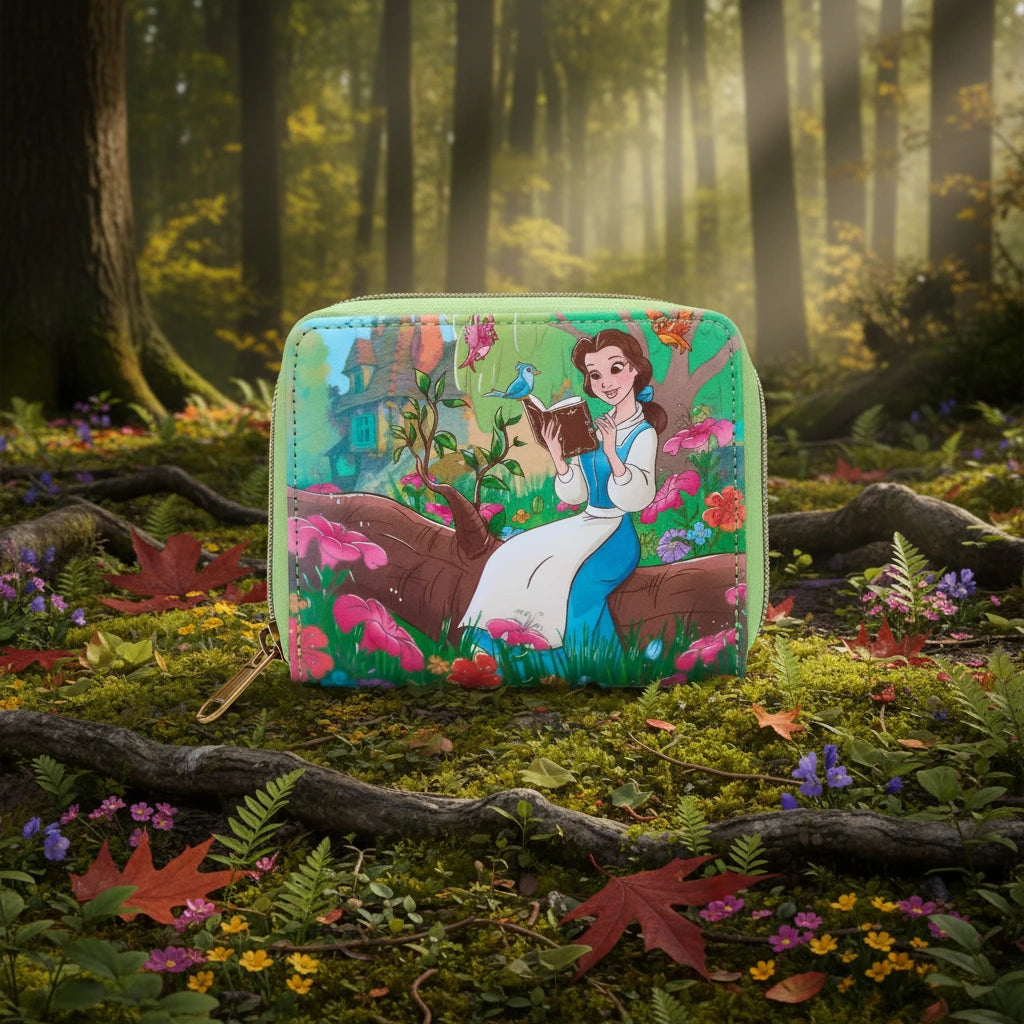 Portefeuille Loungefly import La Belle & La Bête lecture Loungefly