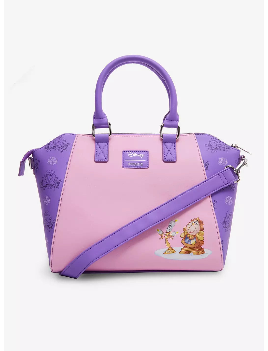 Loungefly Disney Beauty And The Beast Winter Scene Satchel Bag Loungefly
