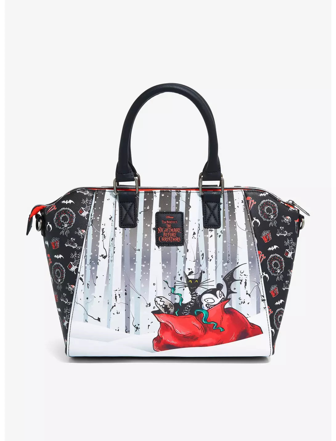 Loungefly The Nightmare Before Christmas Jack & Zero Satchel Bag Loungefly