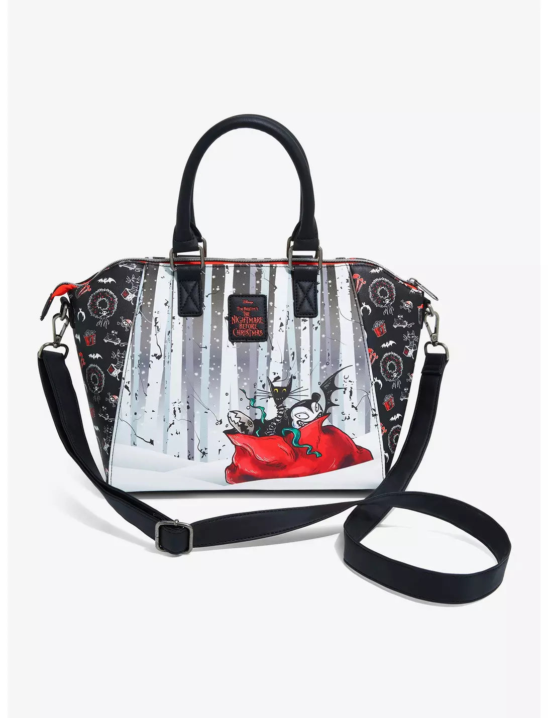 Loungefly The Nightmare Before Christmas Jack & Zero Satchel Bag Loungefly