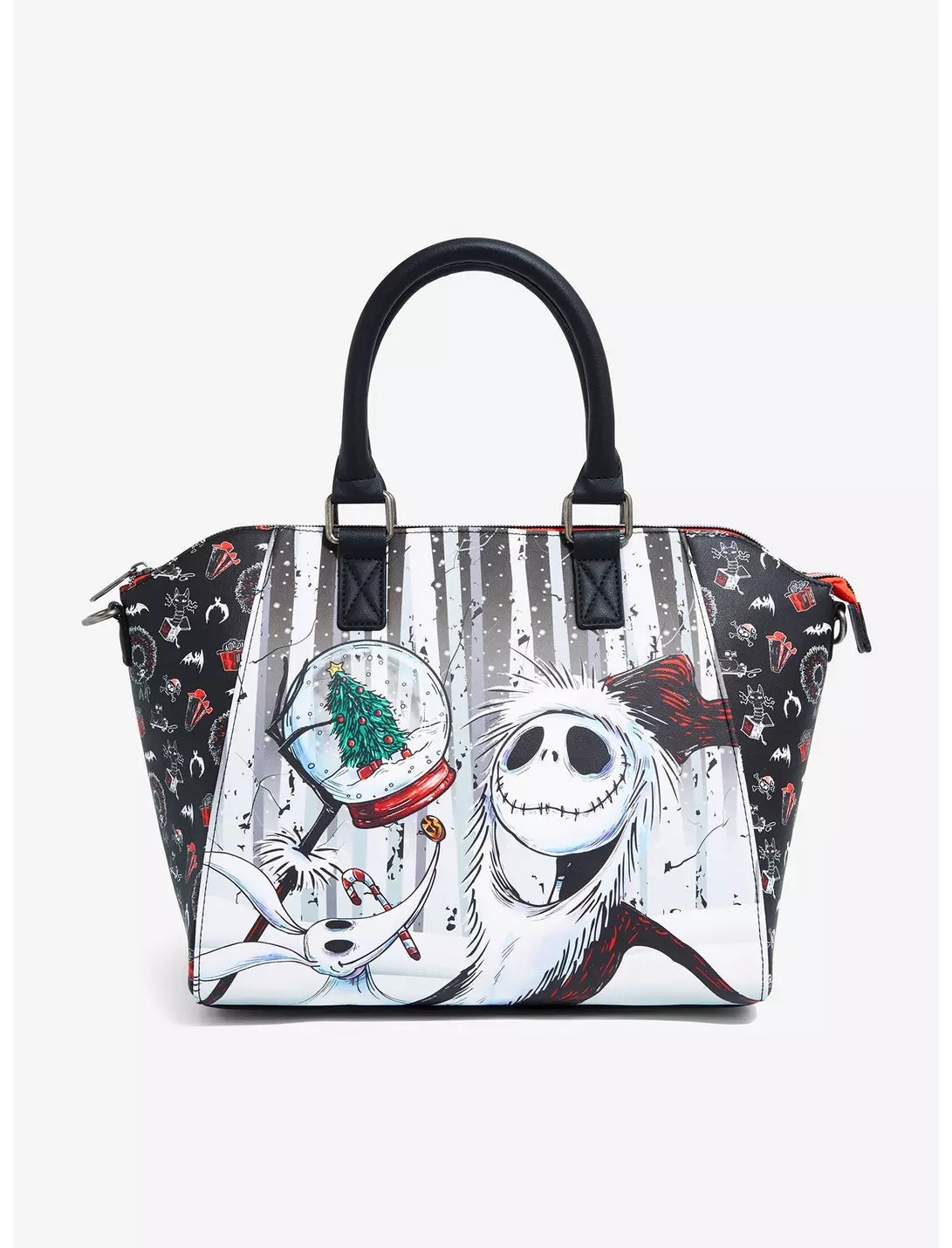 Loungefly The Nightmare Before Christmas Jack & Zero Satchel Bag Loungefly