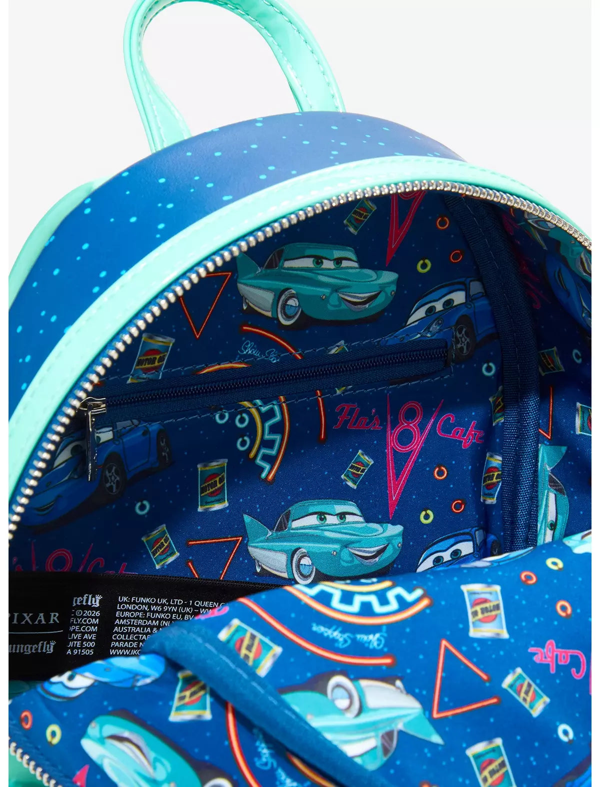 Sac à dos import Loungefly Disney Pixar Cars Flo's Cafe Loungefly