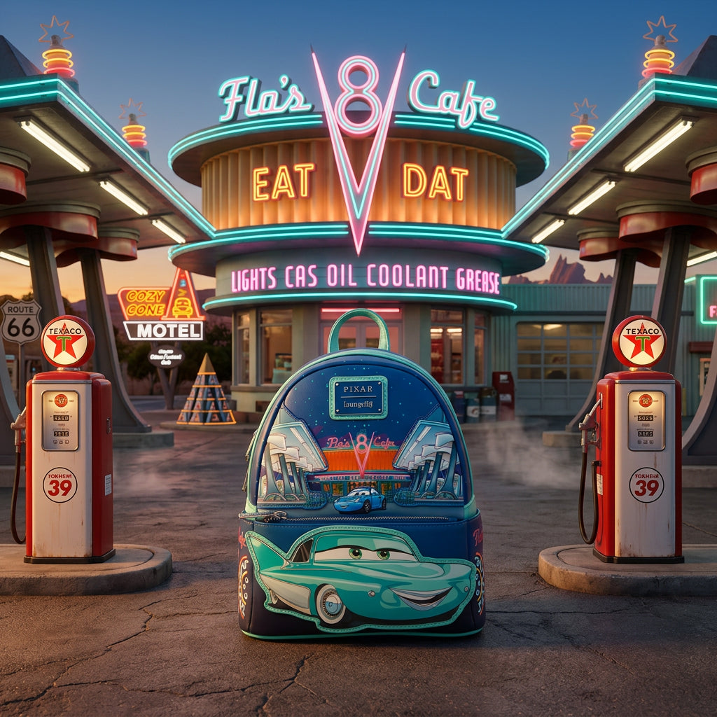 Sac à dos import Loungefly Disney Pixar Cars Flo's Cafe Loungefly