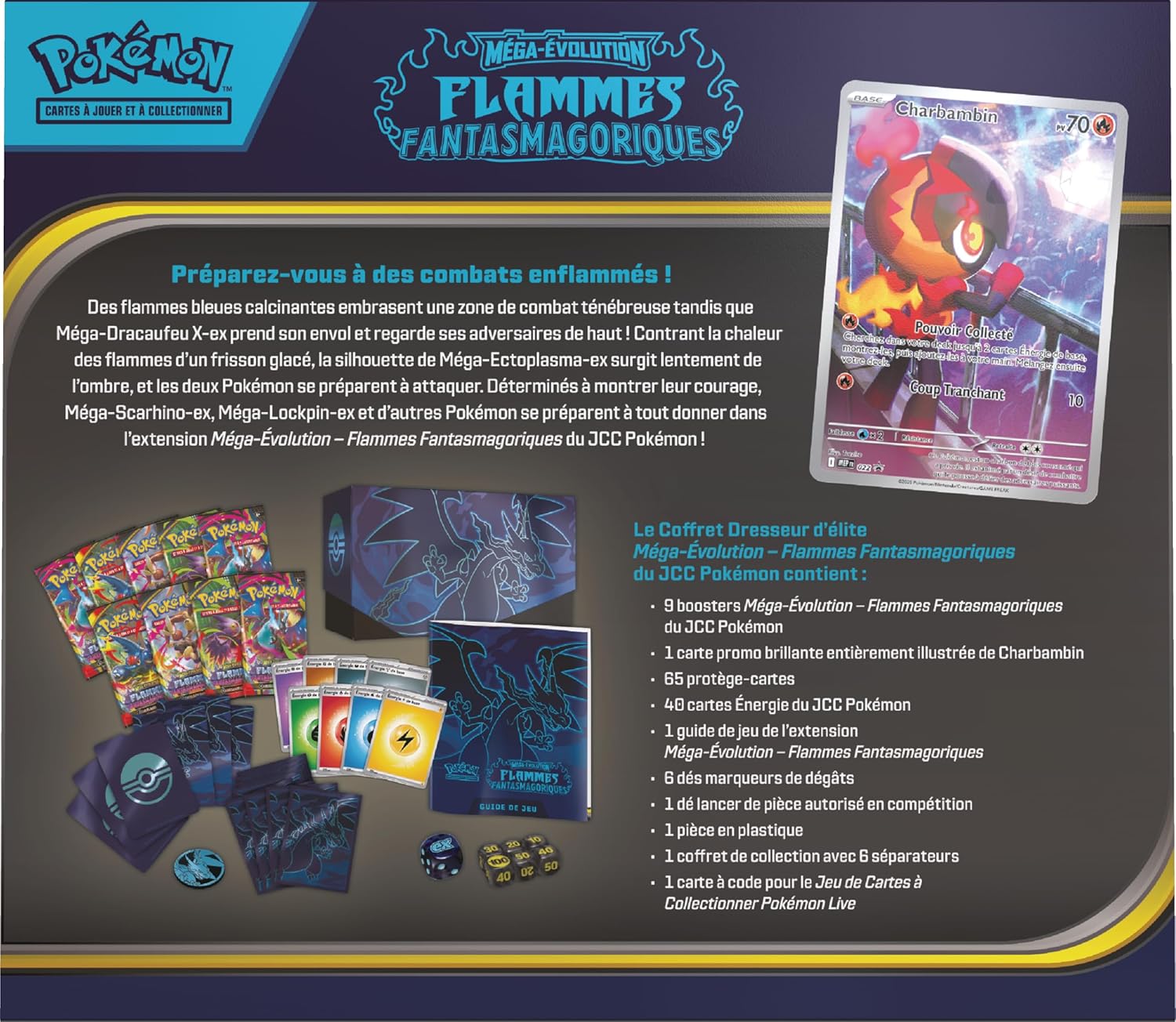 Pokémon ETB ME02 Flammes Fantasmagoriques TCGDistribution