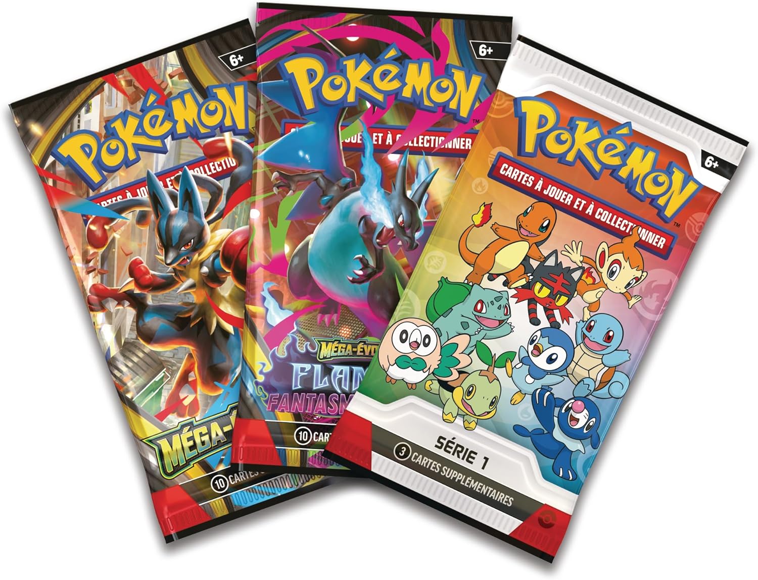 Pokémon : Collection Illustration Premiers Partenaires – Série 1 (3 Cartes Promo, 2 boosters et 1 Page d’Autocollants) pokémon compagny