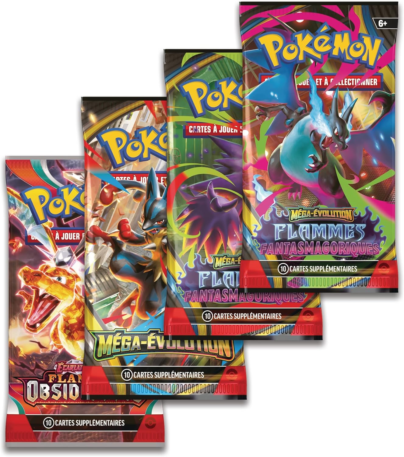 Pokémon : Boîte Méga-Dracaufeu X-ex (4 boosters et 1 Carte Promo Brillante) pokémon compagny