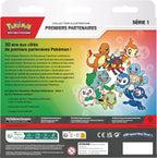 Pokémon : Collection Illustration Premiers Partenaires – Série 1 (3 Cartes Promo, 2 boosters et 1 Page d’Autocollants) pokémon compagny