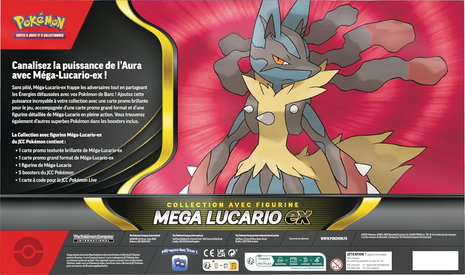 Coffret Pokémon Mega Lucario EX TCGDistribution