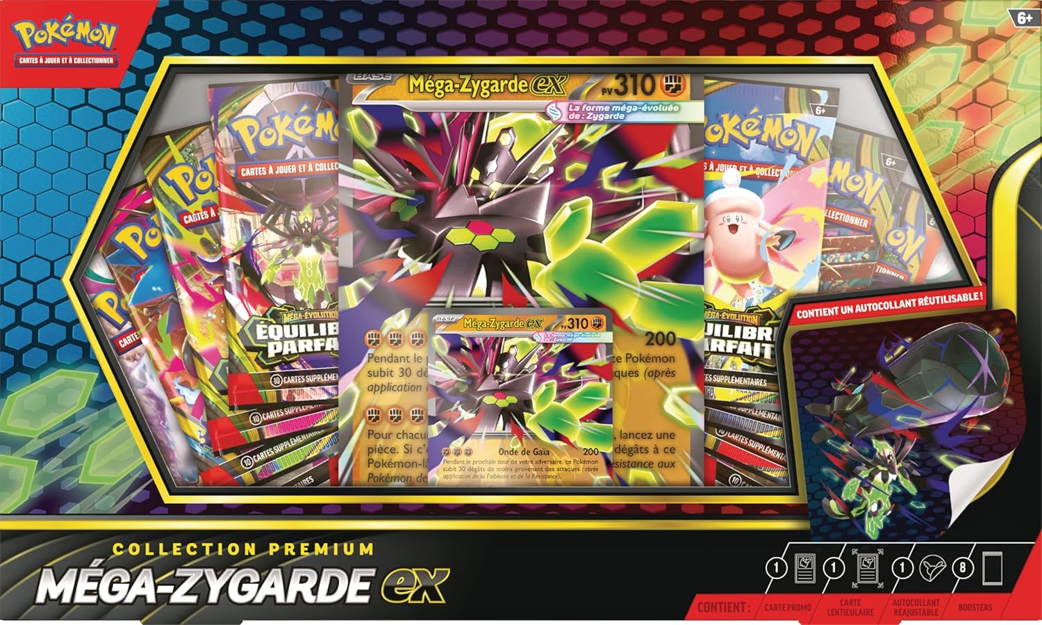 Pokémon Collection Premium Mega-Zygarde ex pokémon compagny