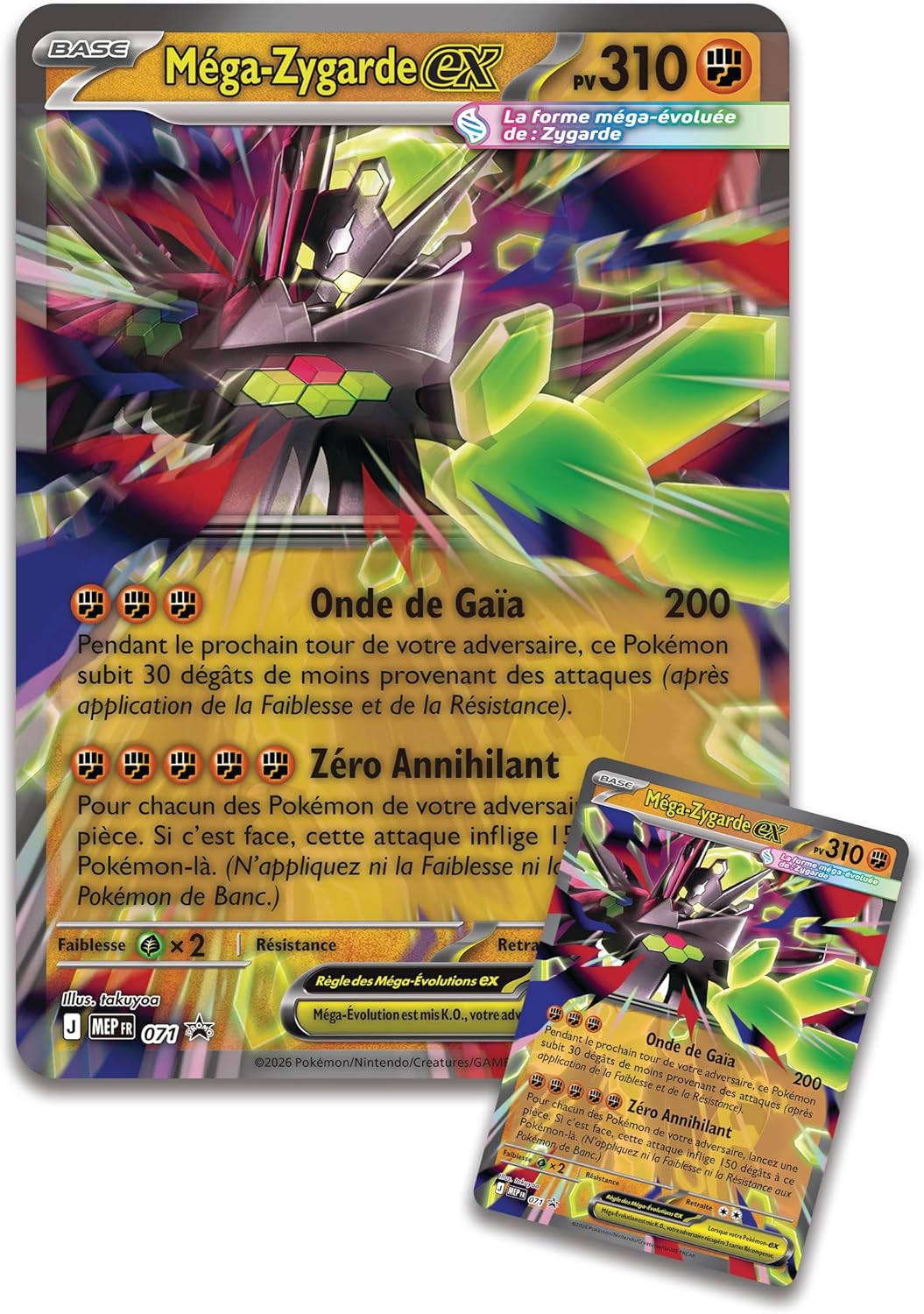 Pokémon Collection Premium Mega-Zygarde ex pokémon compagny