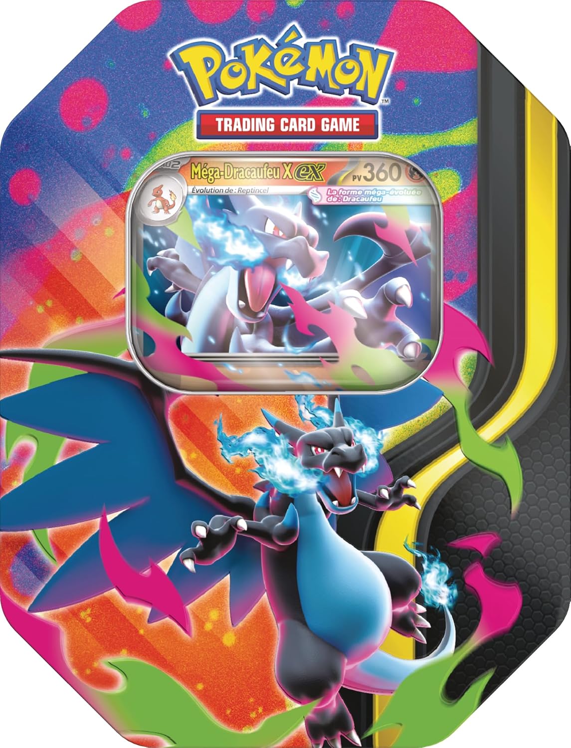 Pokémon : Boîte Méga-Dracaufeu X-ex (4 boosters et 1 Carte Promo Brillante) pokémon compagny