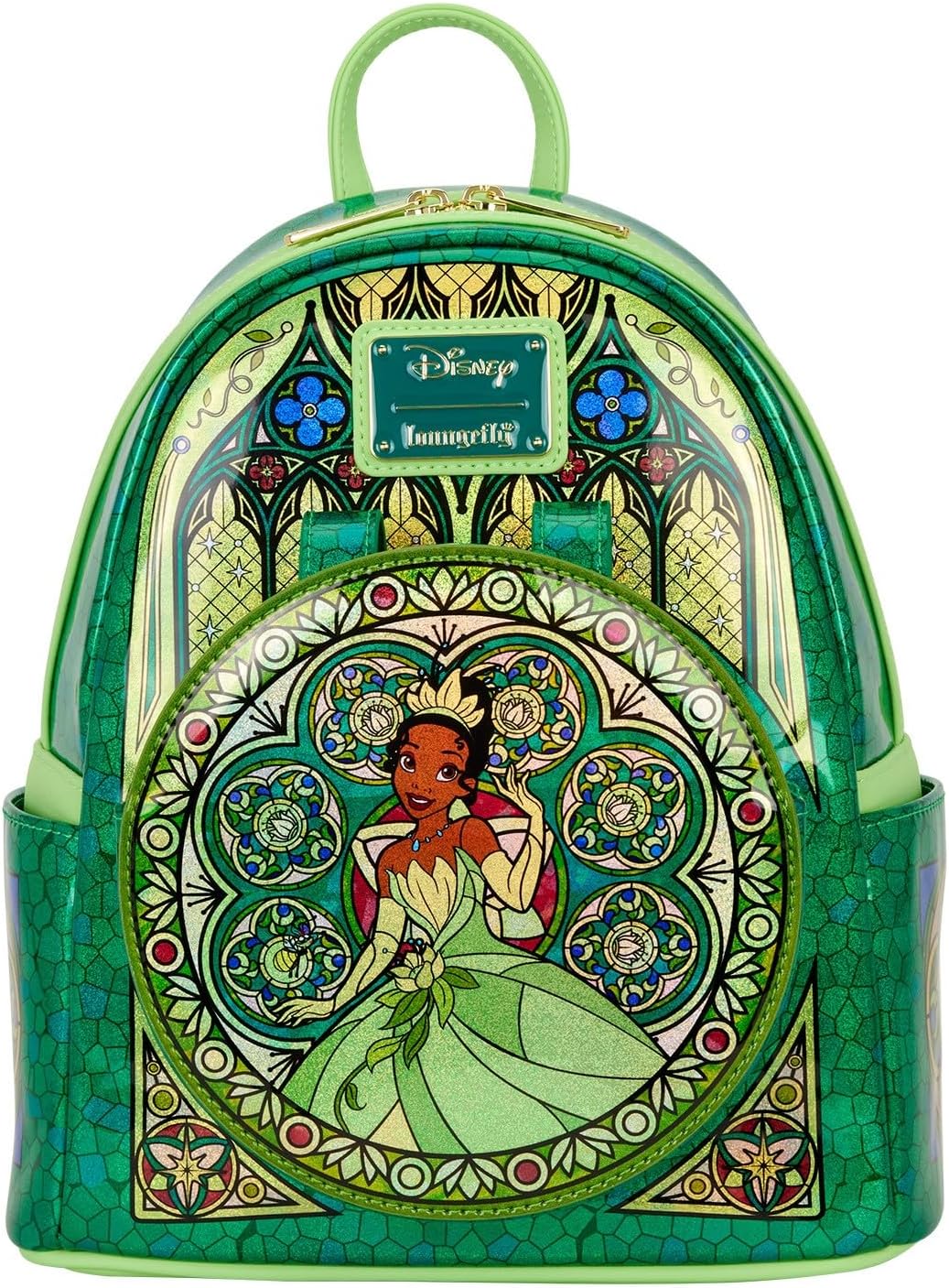 Loungefly ensemble - Tiana - Stained Glass Loungefly