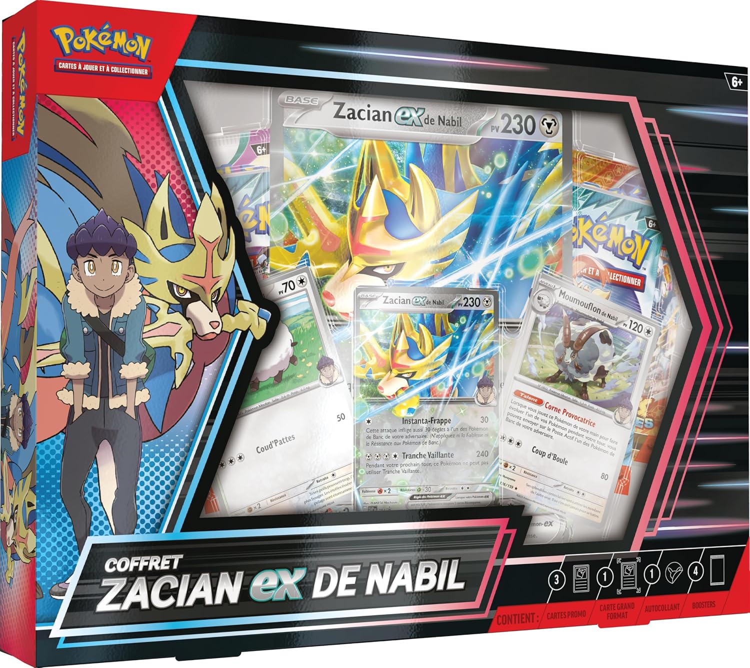 Pokémon: Coffret Zacian-ex de Nabil TCGDistribution