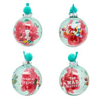 ALICE AUX PAYS DES MERVEILLES - Set de 7 Boules de Noël bems