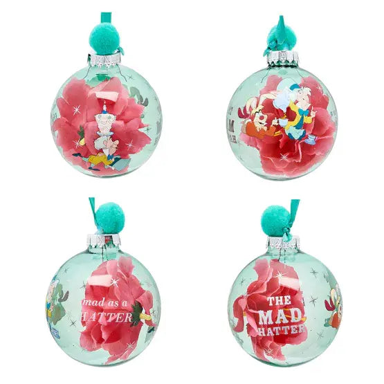 ALICE AUX PAYS DES MERVEILLES - Set de 7 Boules de Noël bems