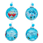 ALICE AUX PAYS DES MERVEILLES - Set de 7 Boules de Noël bems