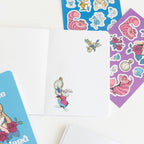 ALICE - Set de Papeterie avec 3 Notebooks A6 - 10pc. bems