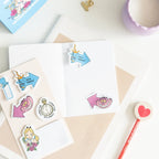 ALICE - Set de Papeterie avec 3 Notebooks A6 - 10pc. bems