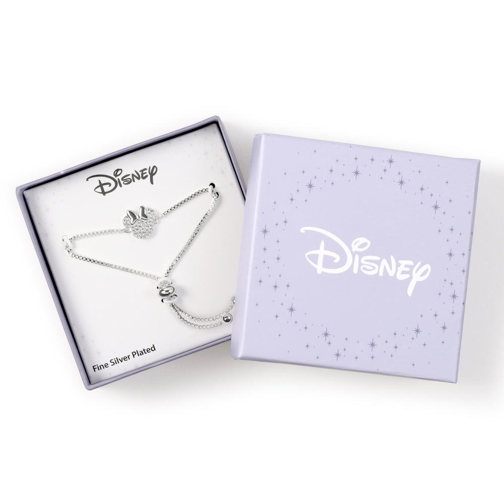 MINNIE - Bracelet Ajustable + Pendentif serti de pierres bems