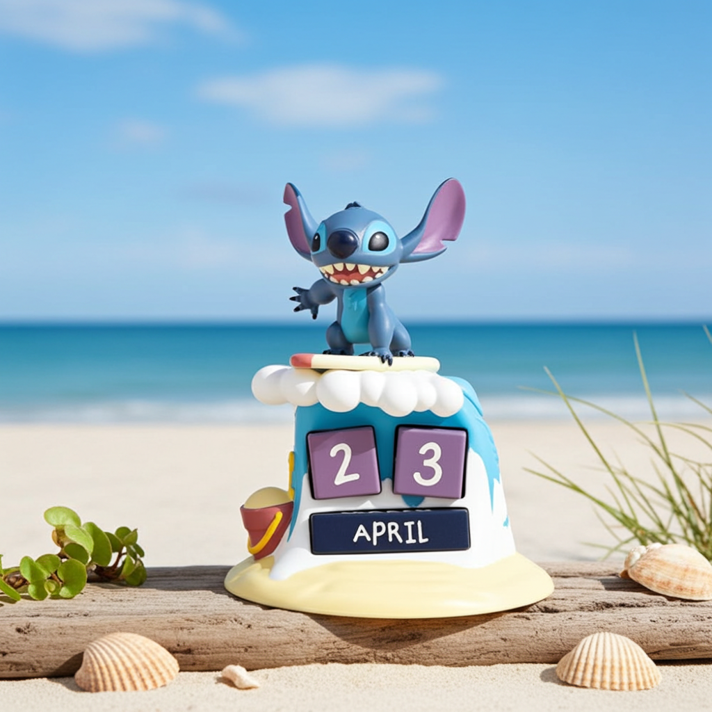 STITCH - Calendrier Perpétuel 3D en Résine bems
