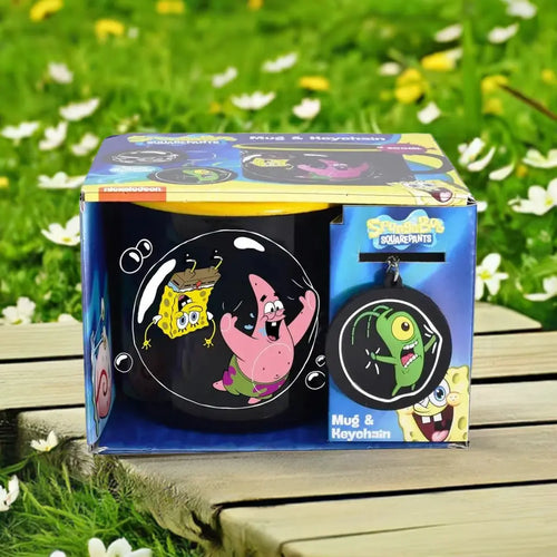 BOB L'EPONGE - Gift Box - Mug + Porte-Clé pcmerch