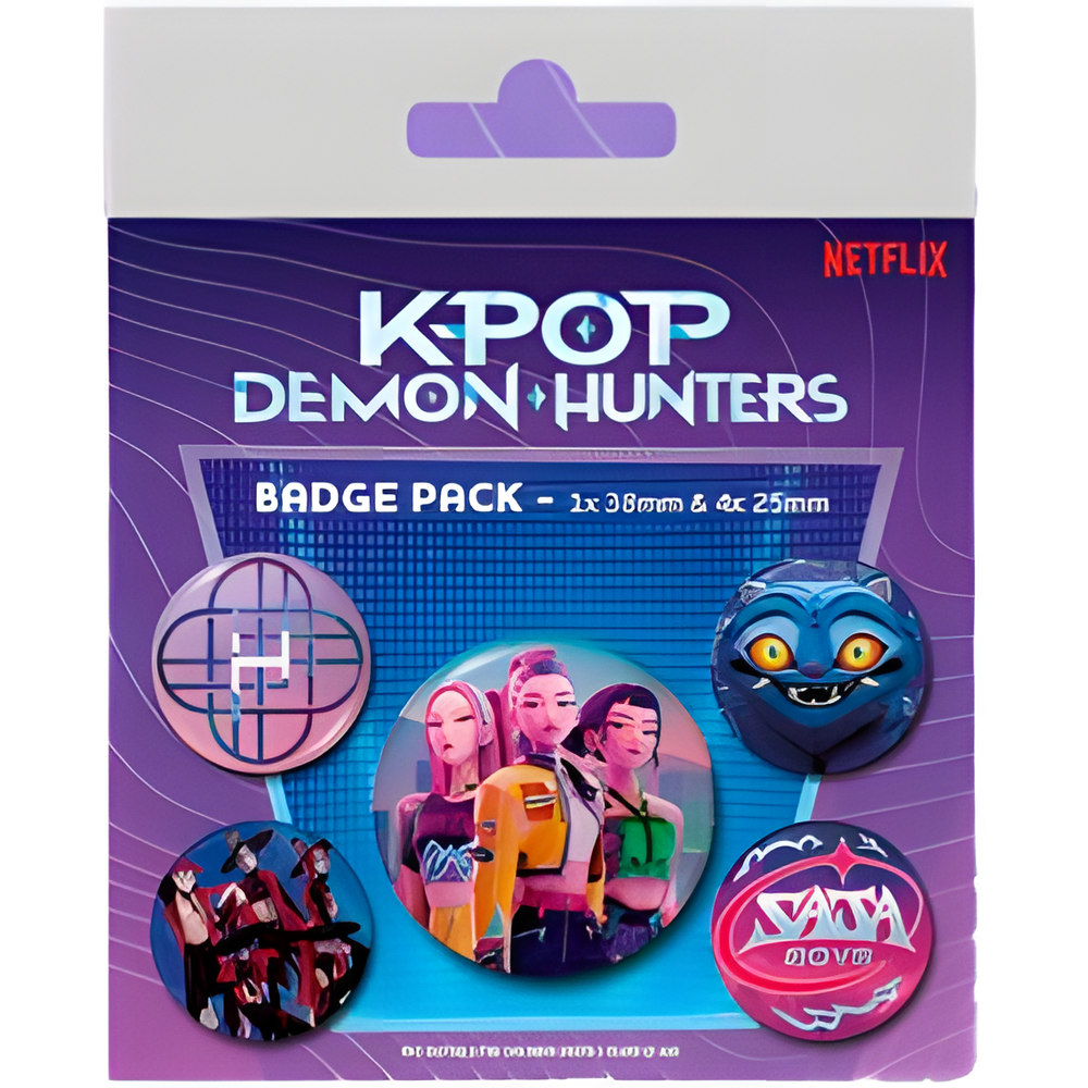 K-POP DEMON HUNTERS - Pack 5 Badges Pyramid