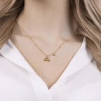 Collier en Argent Sterling et Plaqué Or Cendrillon bems