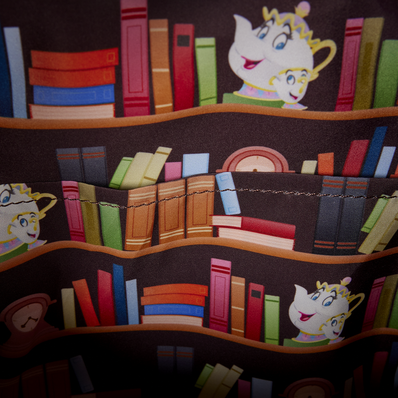 D23 Exclusive Beauty and the Beast Belle Book Shop Loungefly