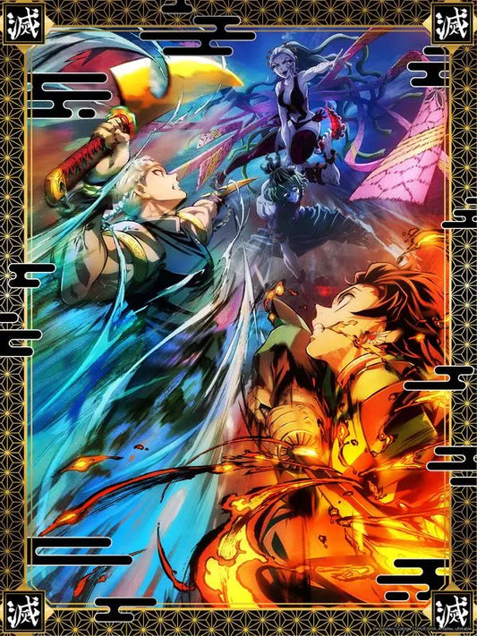 DEMON SLAYER - Saison 2 - Golden Poster 30x40cm bems