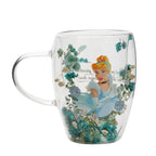DISNEY PRINCESSES - Cendrillon - Verre avec Fleurs Sechées 300ml bems