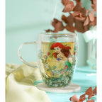 DISNEY PRINCESSES - Ariel - Verre avec Fleurs Sechées 300ml bems