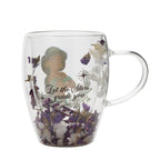 DISNEY PRINCESSES - Jasmine - Verre avec Fleurs Sechées 300ml bems