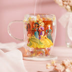 DISNEY PRINCESSES - Princesses - Verre avec Fleurs Sechées 300ml bems